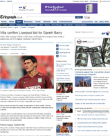 Telegraph.co.uk story page template