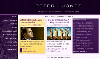PeterJones.tv homepage